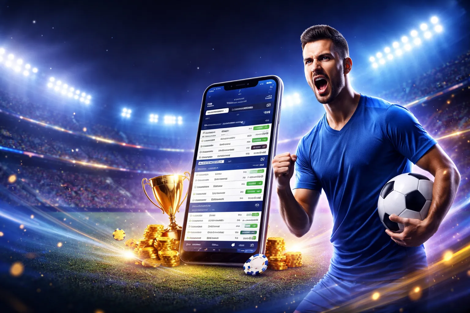 Hình ảnh nền cá cược thể thao và casino
